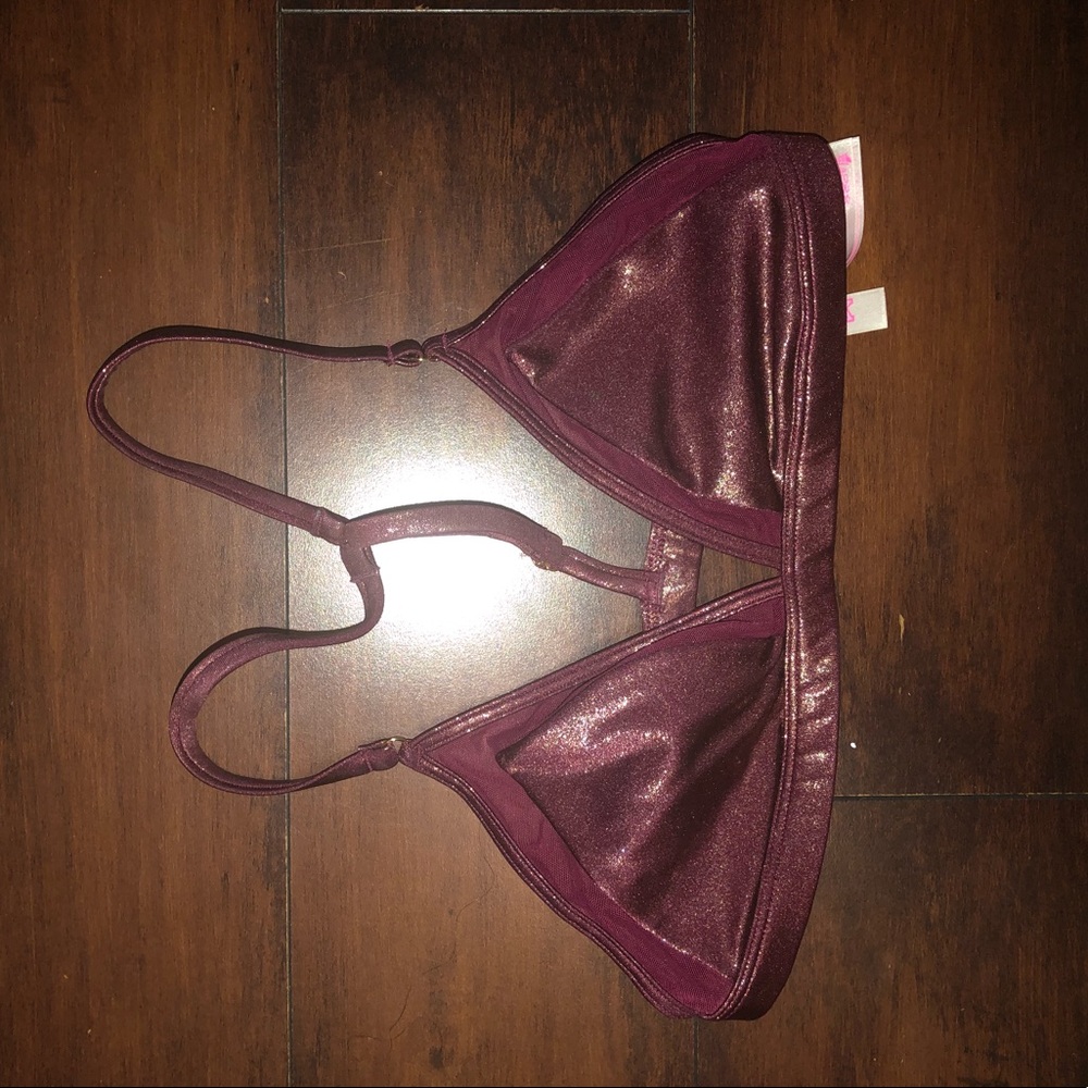 PINK glittery bralette